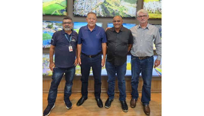 Assessores da Itaipu Binacional visitam Guaraniaçu e discutem novos convênios